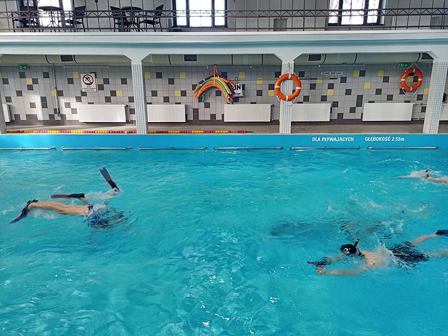 Hokej pod wodą Walenie Siemianowice Śląskie Trening 25 I 2025